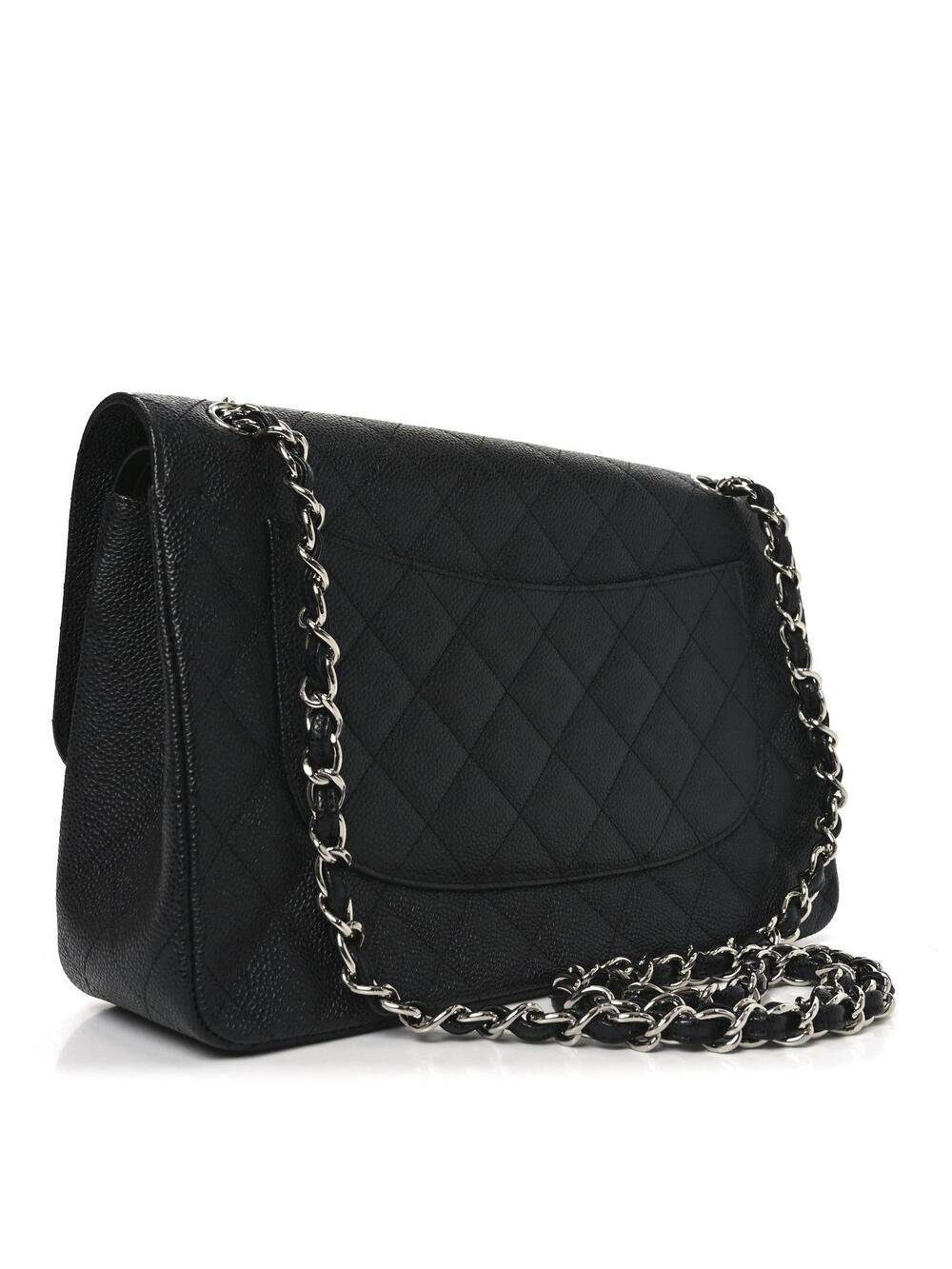 Chanel Caviar Quilted Jumbo Double Flap #279416C75B - Picture 3 of 11